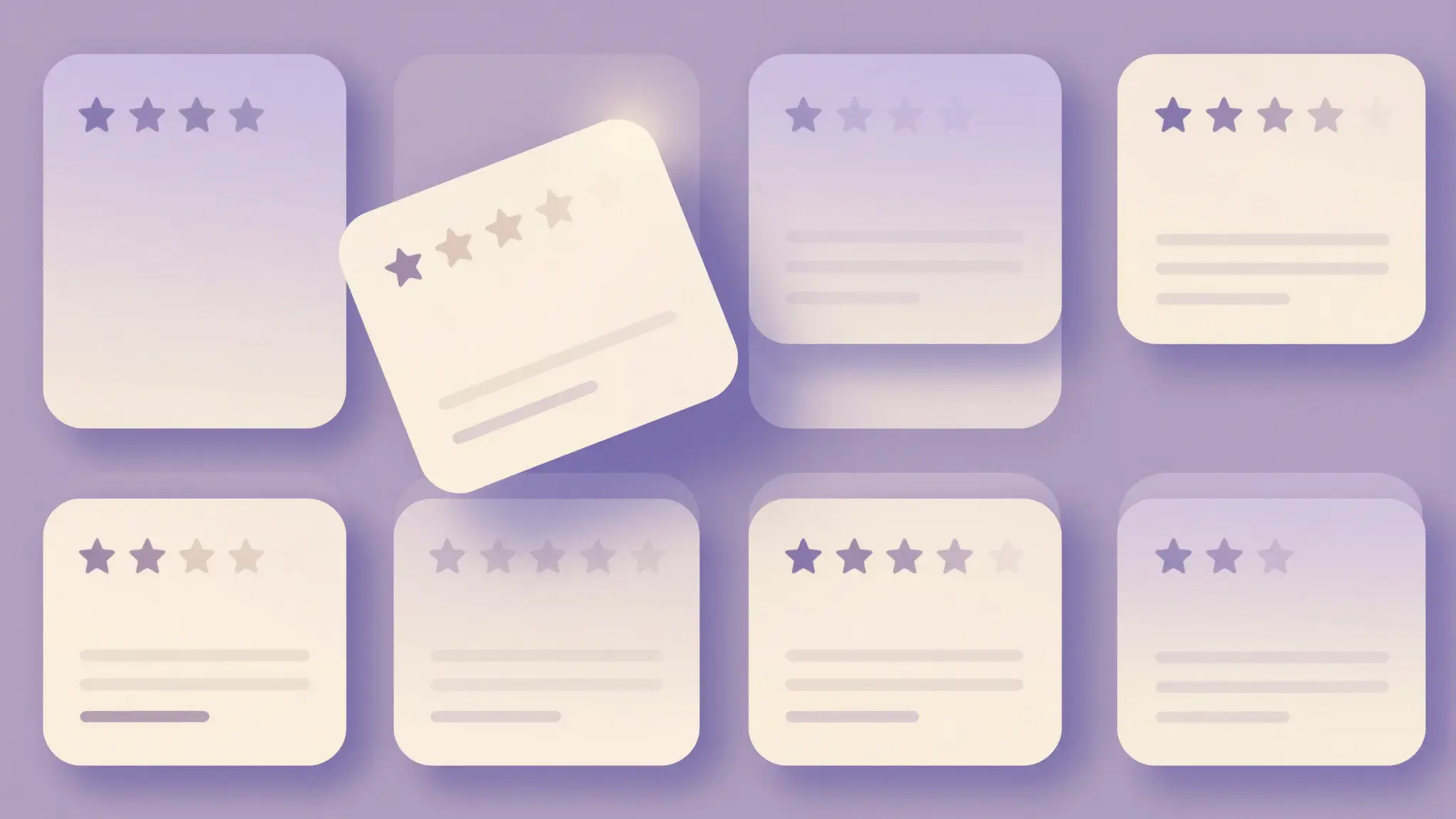 Review Cards Grid preview